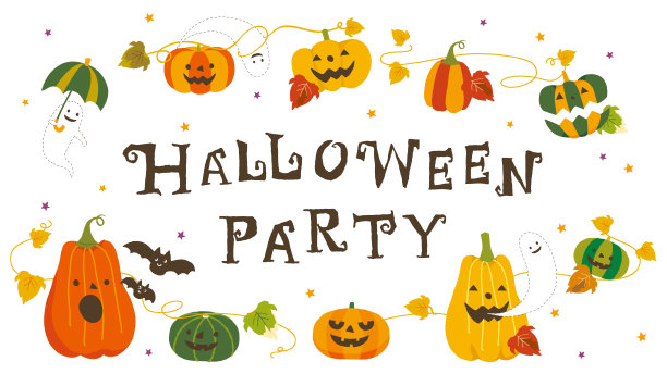 矢量插图的万圣节派对图片下载
