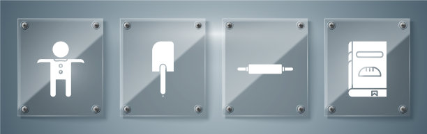 集食谱擀面杖和假日铲图片下载