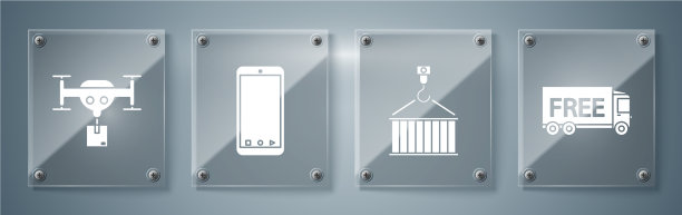 在起重机上提供集装箱免费送货服务图片下载