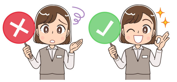 穿着制服的年轻女职员。她有个标签，标明等级。图片下载