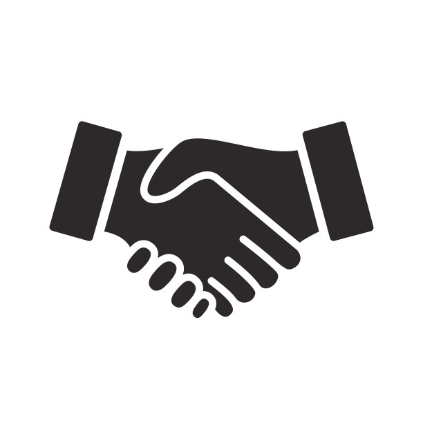 握手图标矢量设计插图图片下载