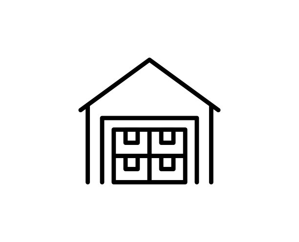 仓库线条图标图片下载