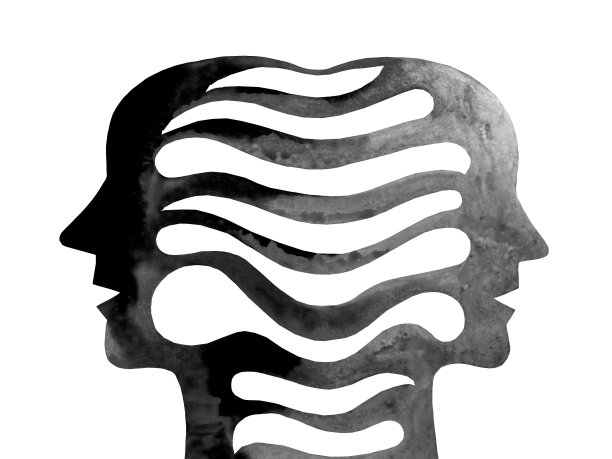 图形绘画移情心灵感应图片下载