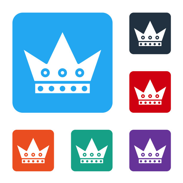 白王扑克牌上的图标孤立于白色图片下载