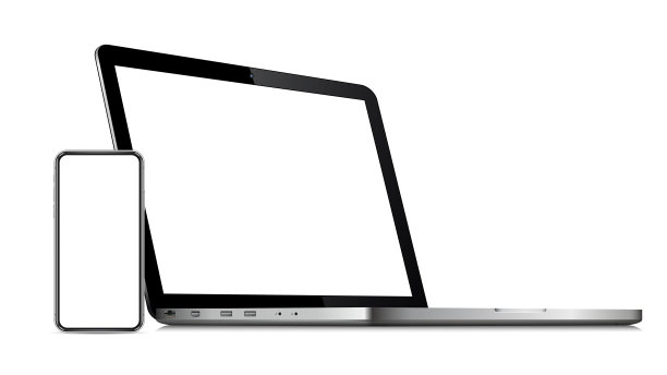 智能手机和笔记本设备模板的自适应设计展示图片下载