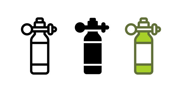氧气瓶图标图片下载