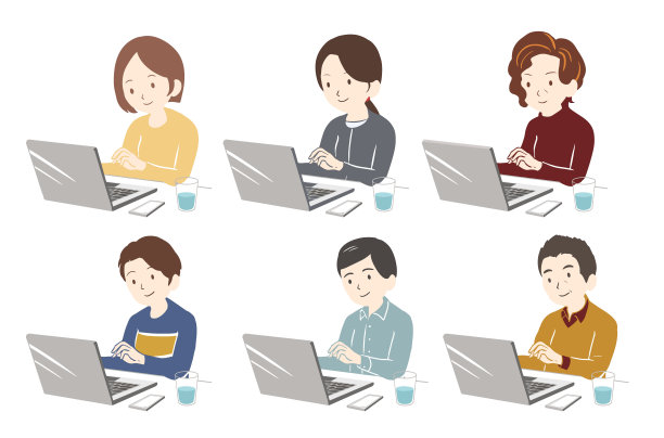 远程办公(带附件)(无线路)图片下载