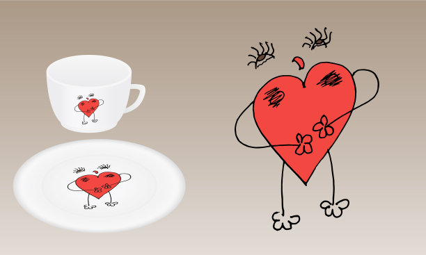 餐具印刷样品图片下载