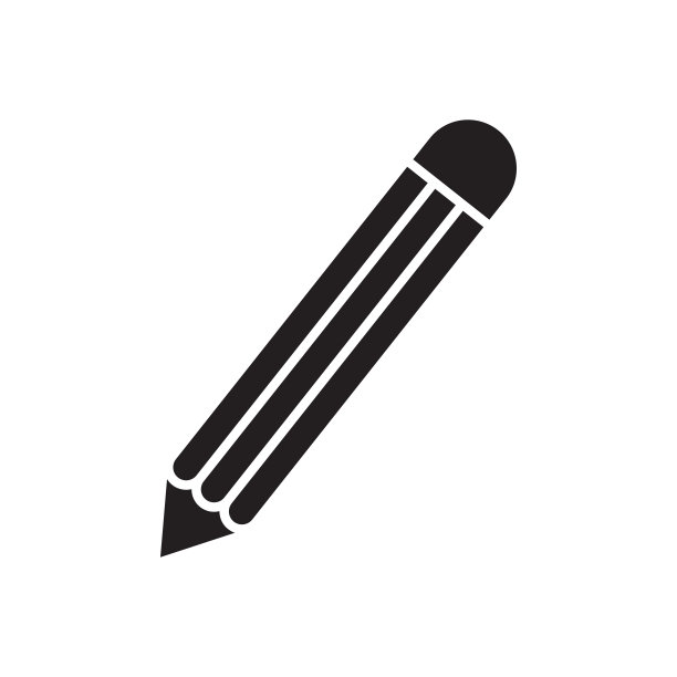 书写石墨木铅笔图标图片下载