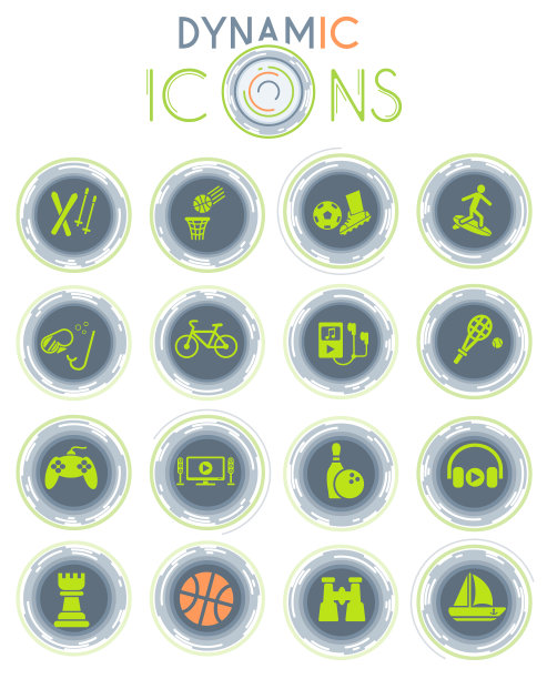 休闲动态图标图片下载