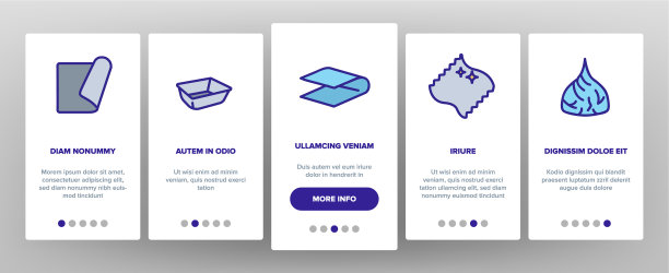 锡箔列表烹饪上的图标设置图片下载