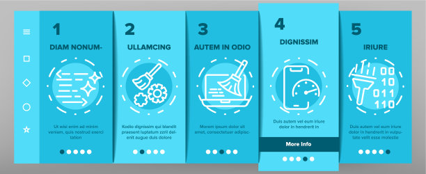 清洁应用程序上的图标设置图片下载