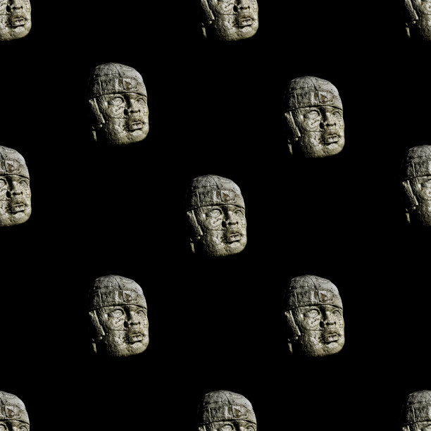 墨西哥文化主题无缝图案图片下载