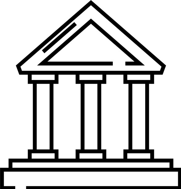 判定厅线图标概念符号轮廓图片下载