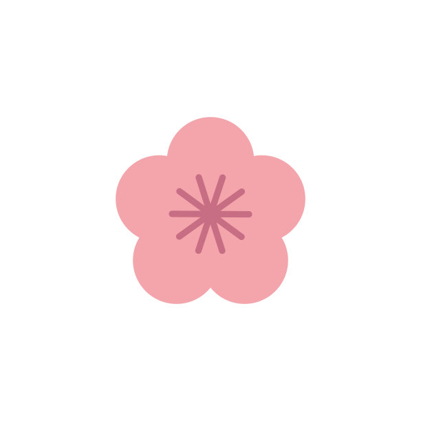 关于日本的平面设计矢量图标图片下载