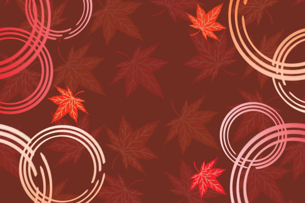 秋叶框架图片下载