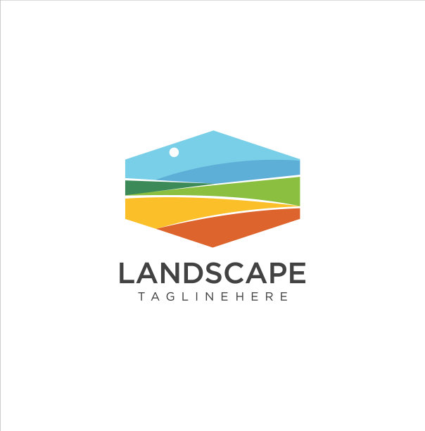 景观标志为草坪或园艺业务图片下载