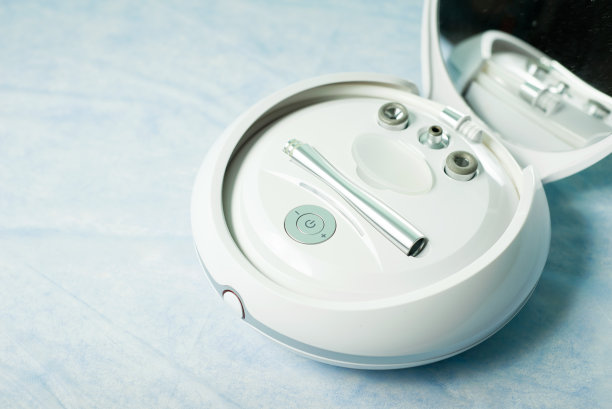 特写毛孔清洁装置照片，健康风格图片下载