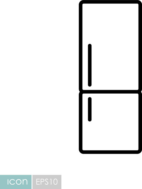 冰箱图标厨房用具图片下载