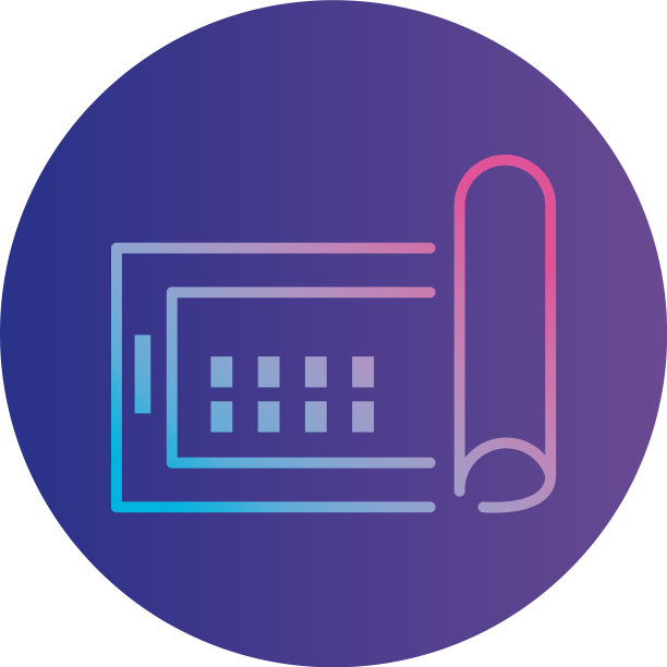 孤立的智能平板渐变样式图标图片下载