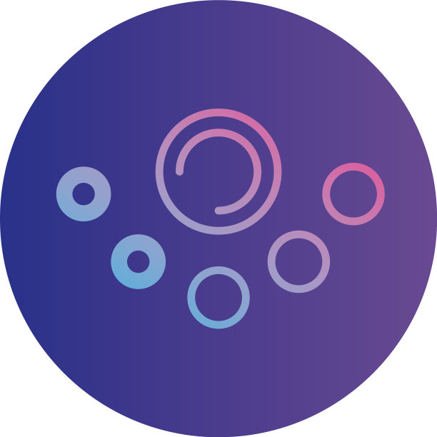 孤立按钮和点渐变样式图标图片下载