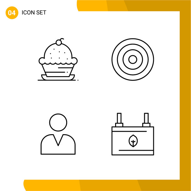 图标设置线条样式图标包轮廓符号图片下载