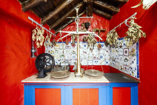 古董肉店图片下载