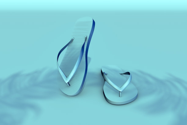 夏季概念的3d渲染。图片下载