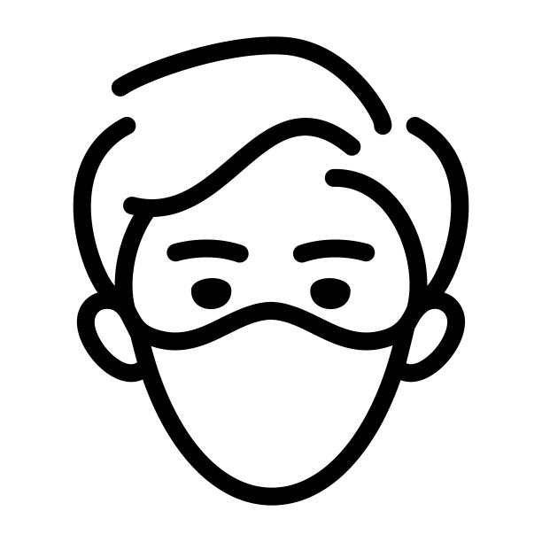 戴着医用面罩的人。疾病、疾病、过敏、污染、COVID-19病毒大流行概念的矢量图标插图图片下载