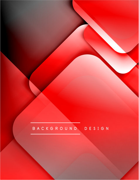 圆角正方形组成几何形状图片下载