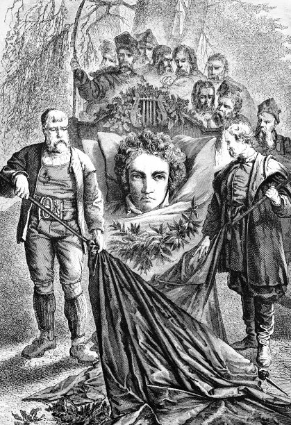 一个死人的纪念游行图片下载