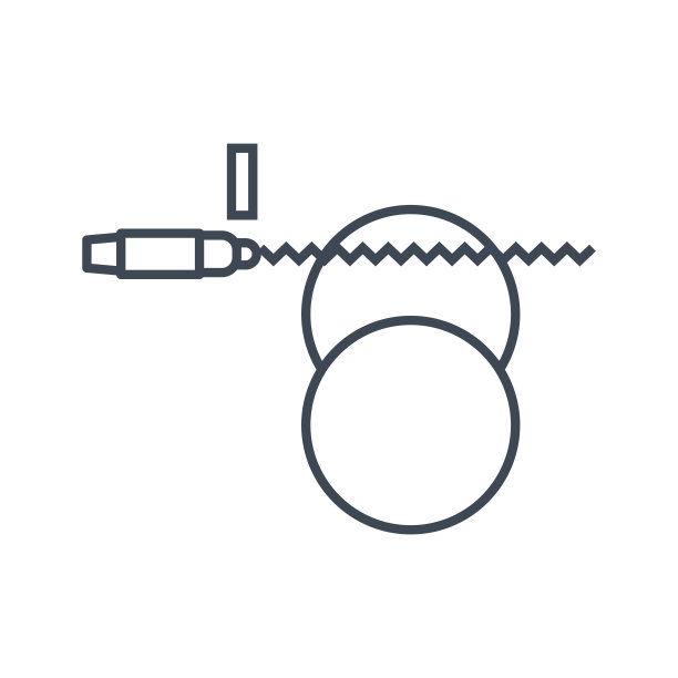 细线图标木材加工制造，锯床图片下载