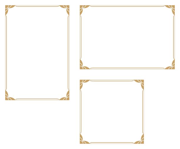 装饰框。改变尺寸的框架相同设计的框架适合a4尺寸的纸张。图片下载