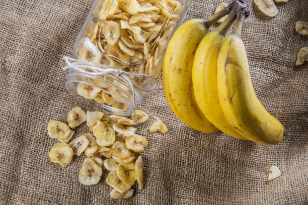 晒干有机香蕉图片下载