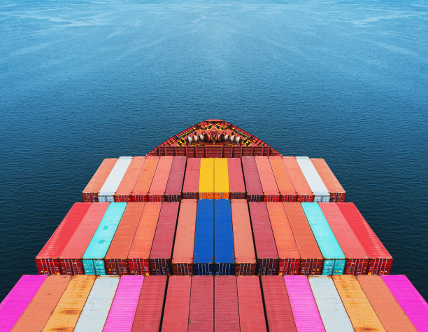 出站集装箱船图片下载