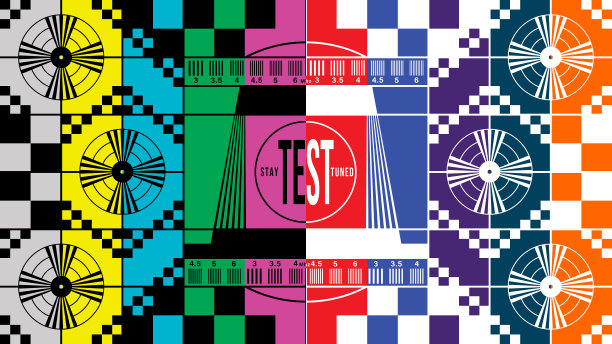 8k复古测试模式图片下载