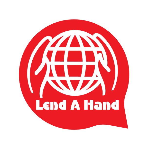 2011年日本海啸救援慈善活动的“伸出一只手”标志图片下载