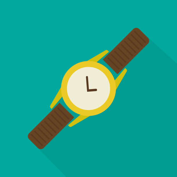 圆形腕表图标矢量图片下载