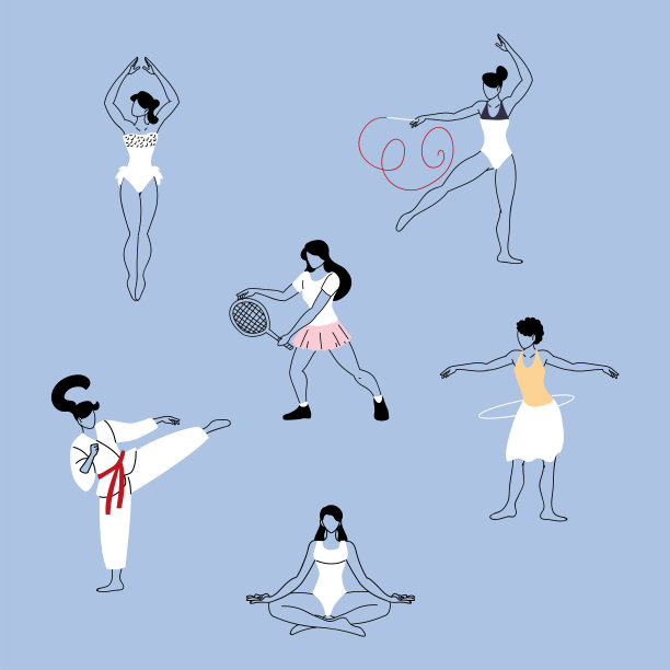 人群在进行体育活动图片下载