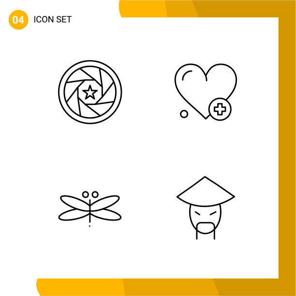 图标设置线条样式图标包轮廓符号图片下载