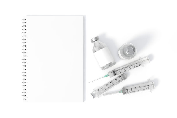 疫苗和注射器注射用于预防，病毒感染免疫3d渲染。3d插图安瓿疫苗与其他疫苗瓶。卫生保健和医学传染概念。图片下载