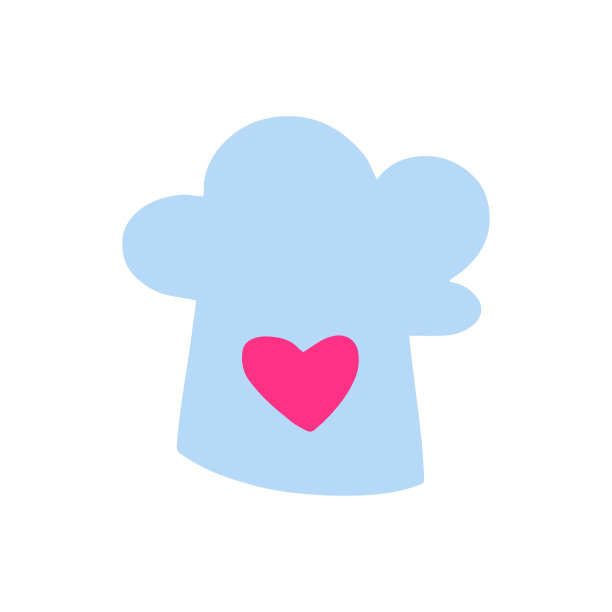 厨师的选择信号。健康食品概念图标。平面卡通矢量插图，手绘风格。图片下载