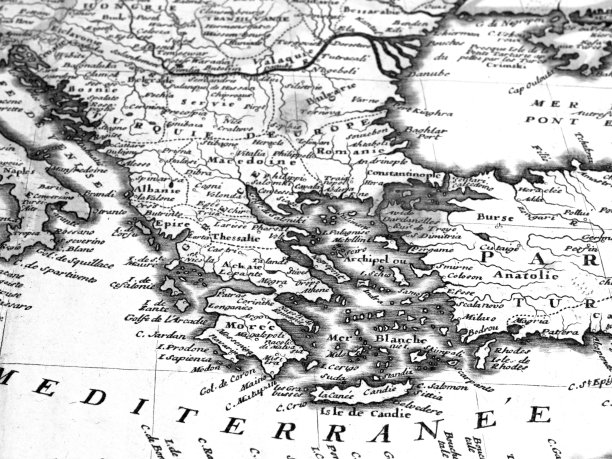 希腊古世界地图图片下载