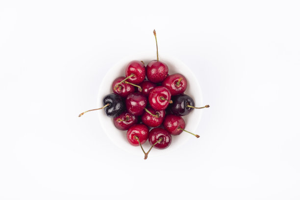 樱桃关闭。夏日浆果图片下载