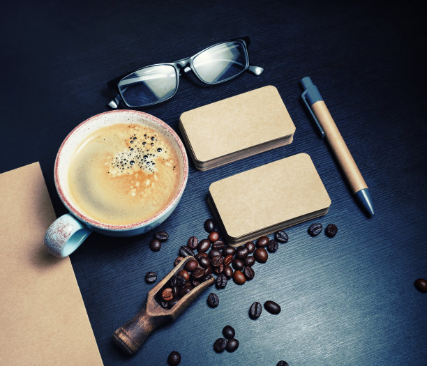 复古的文具、咖啡图片下载