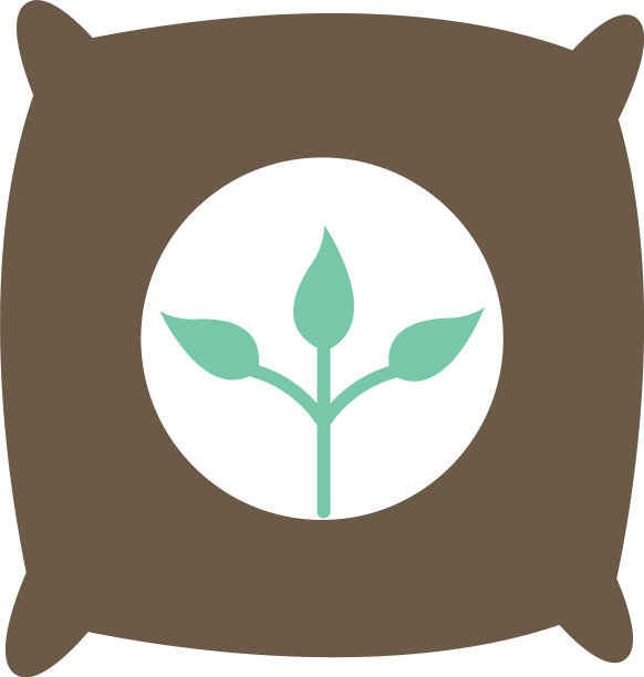 孤立种子袋扁平式图标设计图片下载