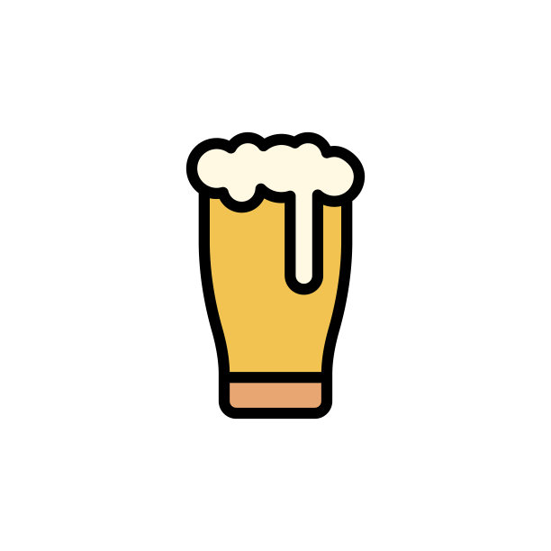 啤酒杯图标，国际啤酒日UI/UX矢量元素图片下载