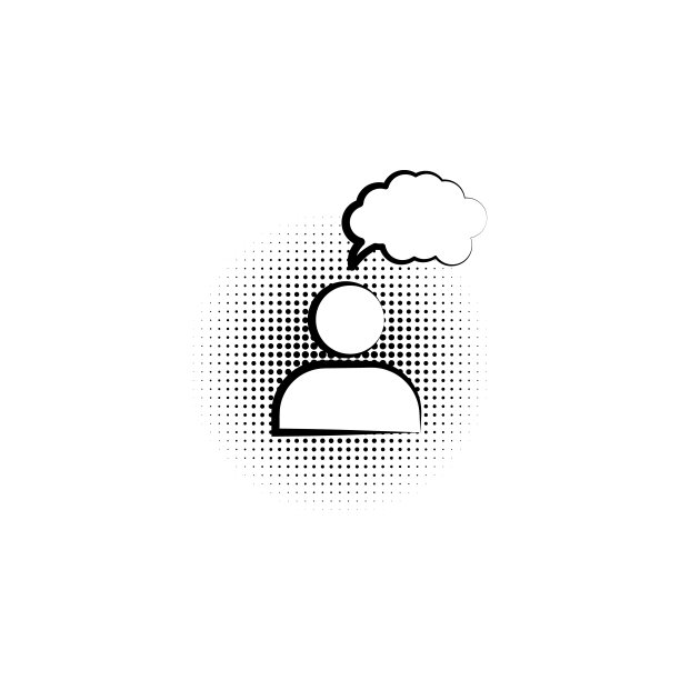 用户与漫画讲话气泡固体图标。人和聊天语音气泡矢量插图孤立在白色。波普艺术演讲泡泡和用户字形风格的设计，为网页和应用程序设计。Eps 10图片下载