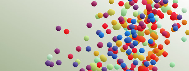 在空旷的太空中有许多不同大小的飞行球体。抽象的背景。3 d矢量插图。图片下载