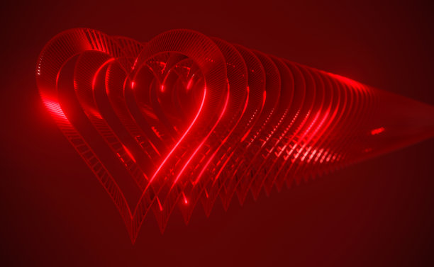 重复的心概念图片下载